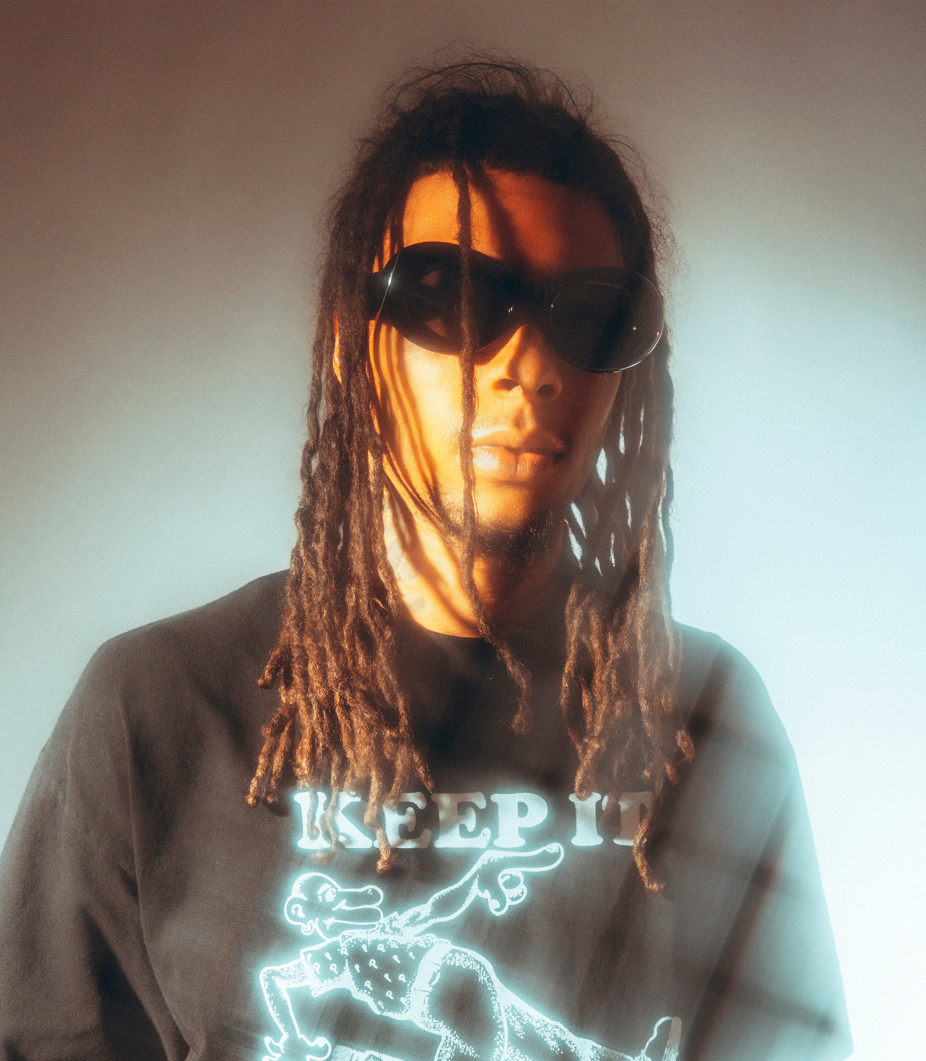 <transcy>Lunettes de soleil Nevermind en blanc</transcy>