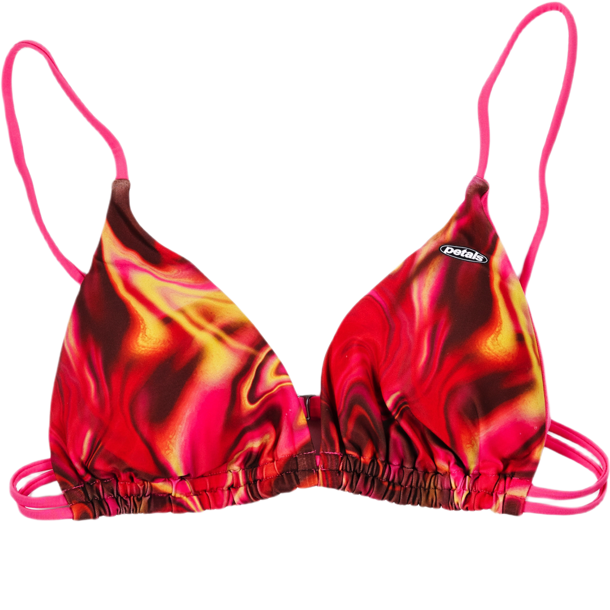 Liquid Hot Lava Triangle Bikini Top