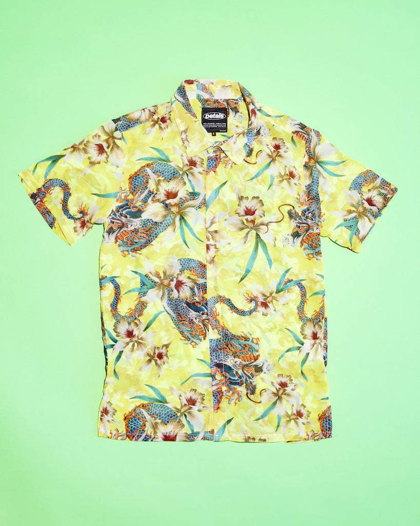 Unleash the Dragon Sheer Button-Up