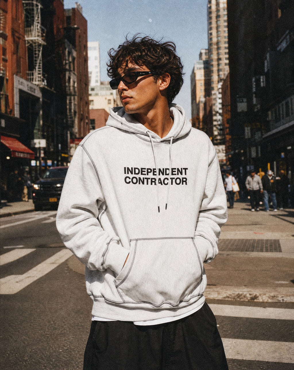 1099 Hoodie - Lifestyle Image