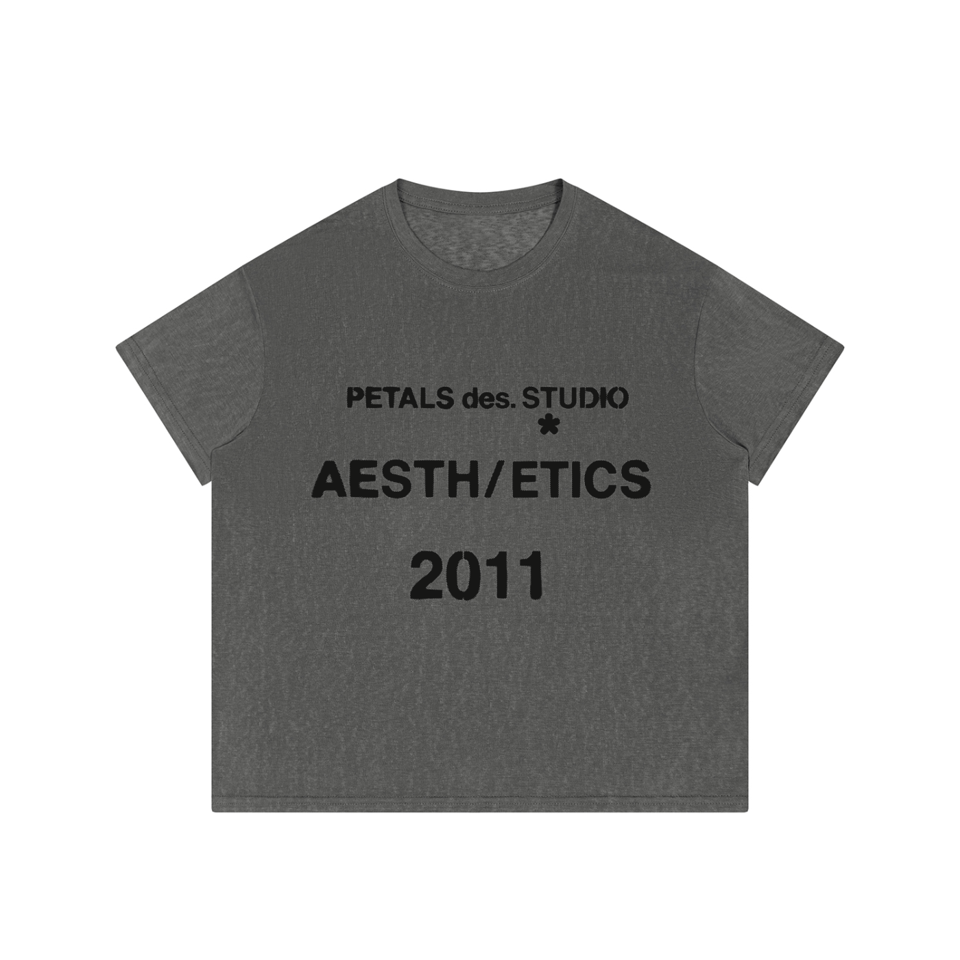 PDS 2011 Sheer Burn-out Tee in Grey