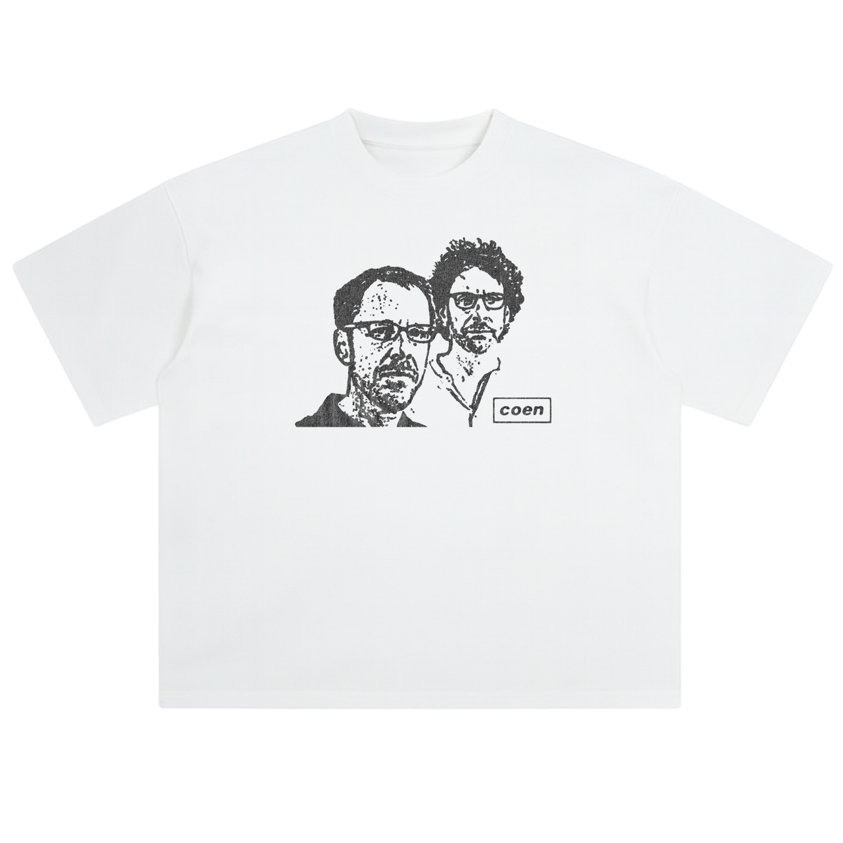 Coen Bros. Tee in White