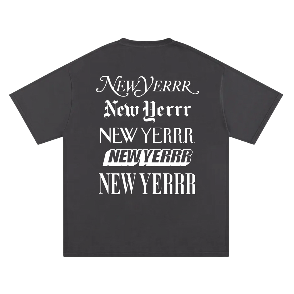 New Yerrr Tee in Black