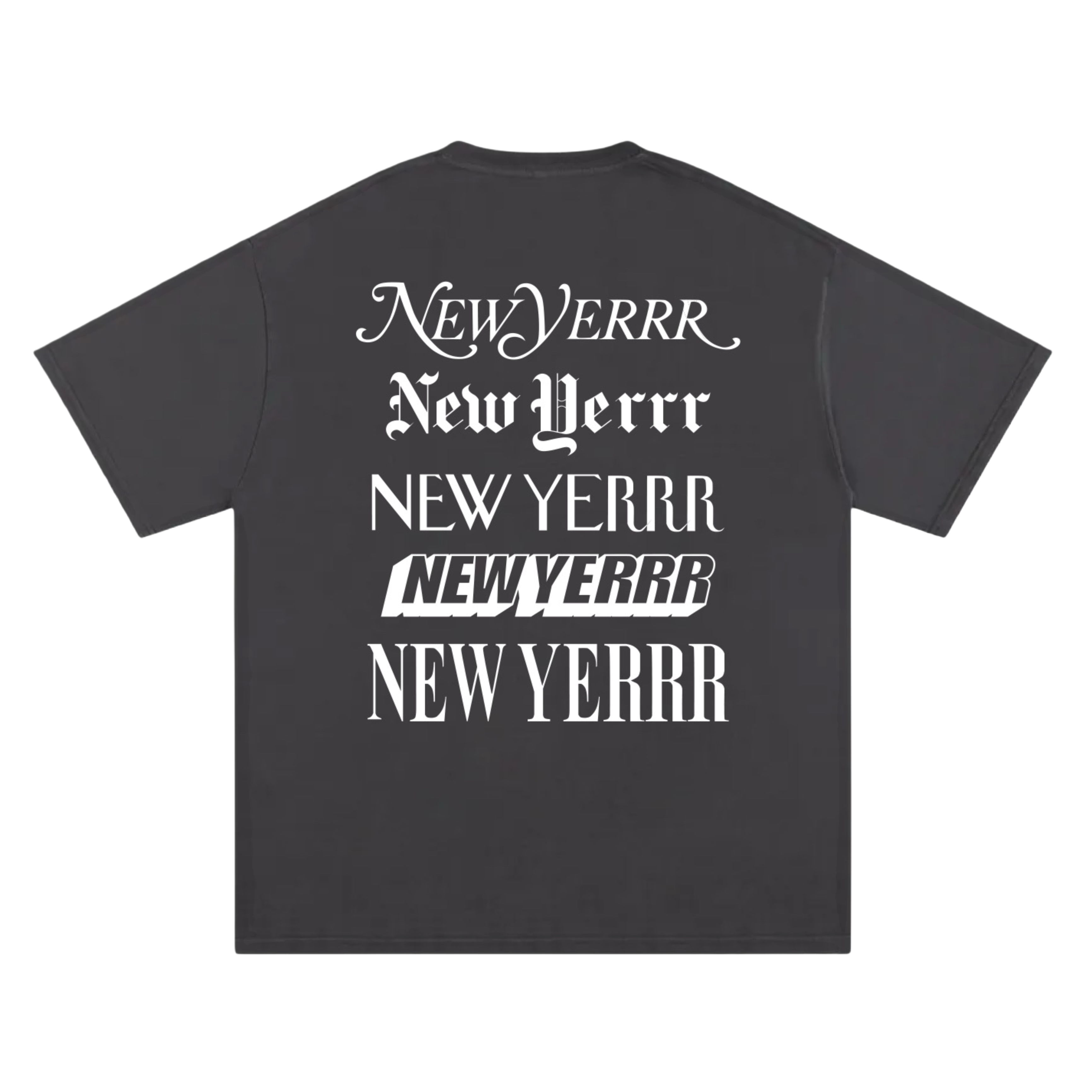 New Yerrr Tee in Black
