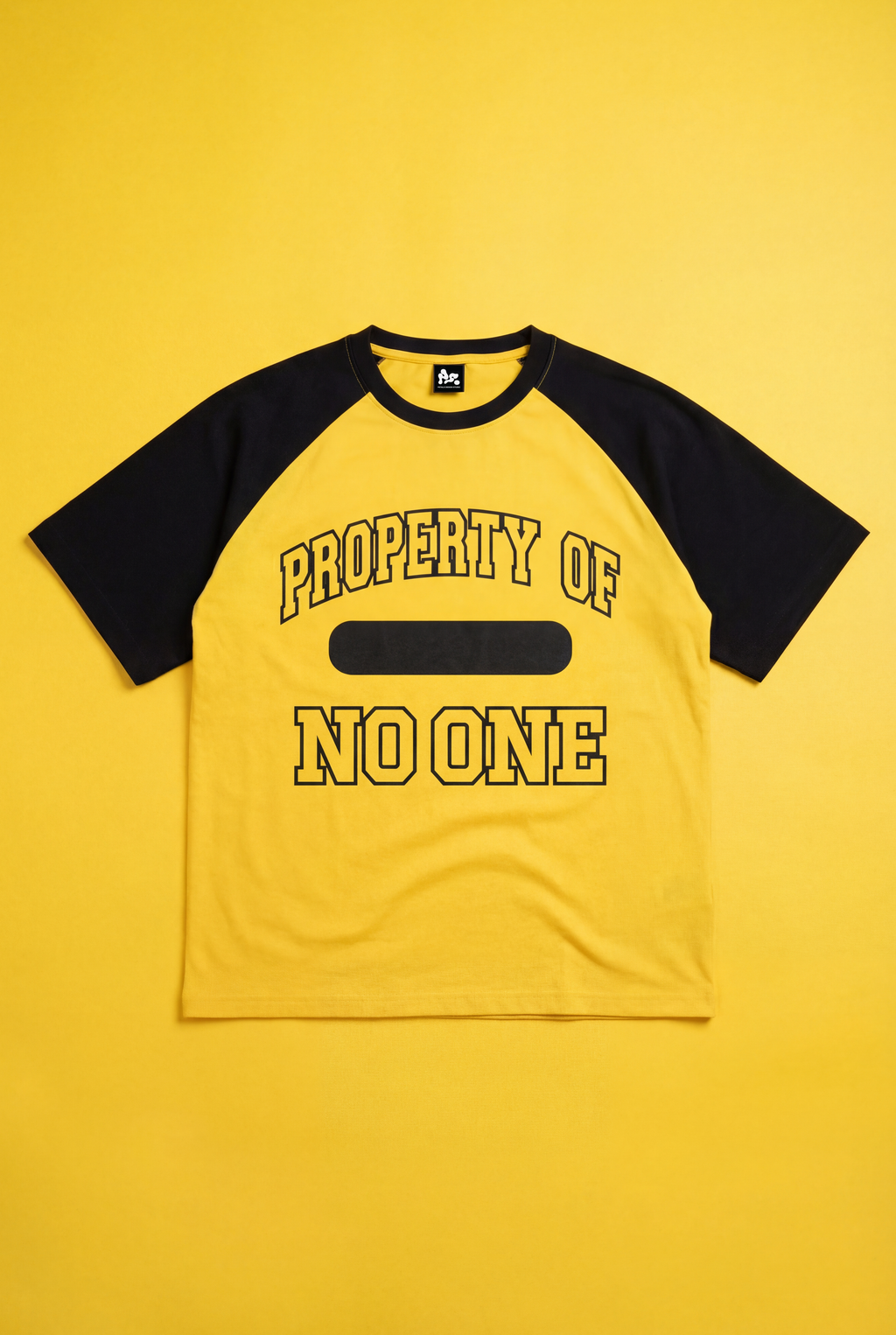 Property Ringer Tee in Yellow