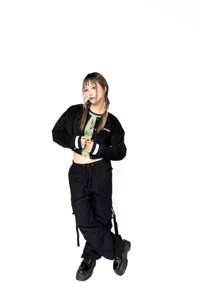 Billie Crop Varsity Jacket