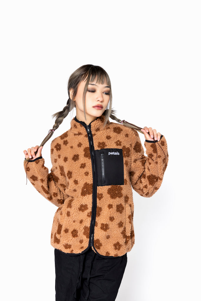 Bowery Sherpa Flower Jacket (Small)