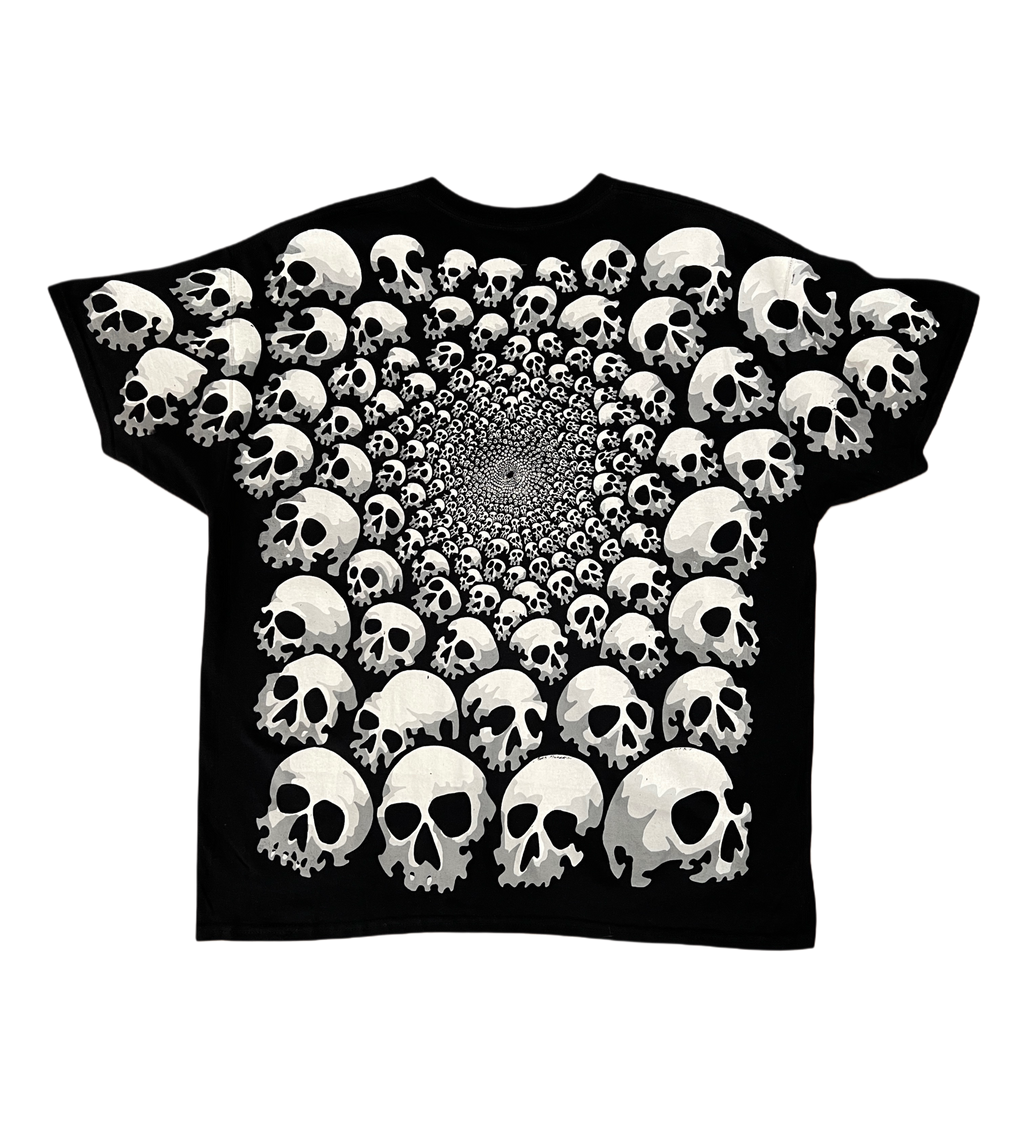 Skulls Everywhere Black Tee