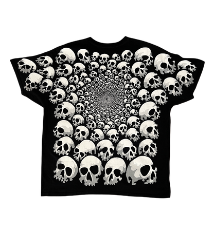 Skulls Everywhere Black Tee