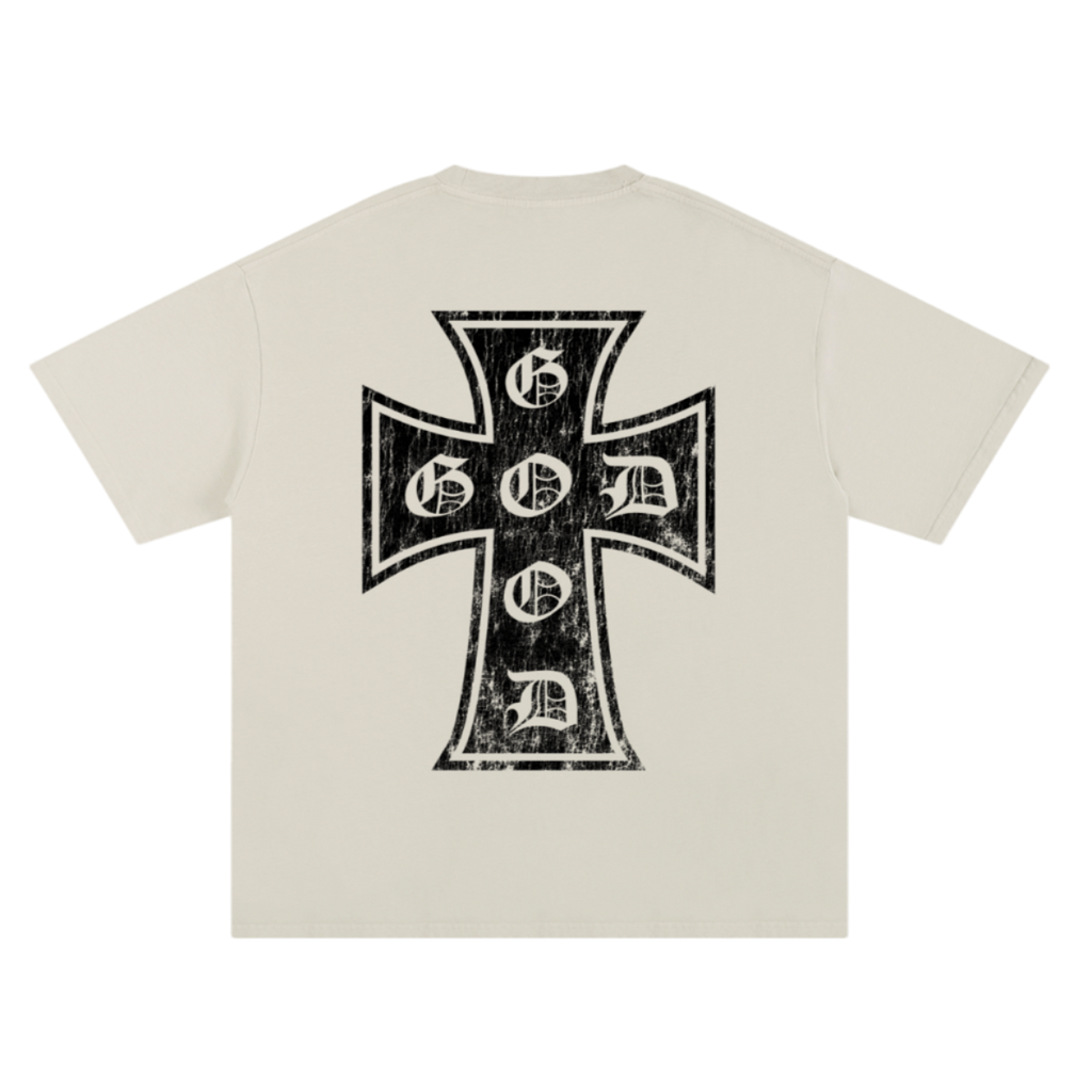 God is Good Tee in Vintage White