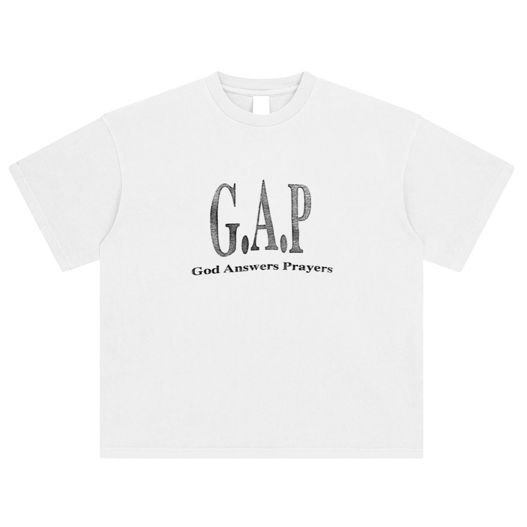 G.A.P Vintage Washed Tee in White