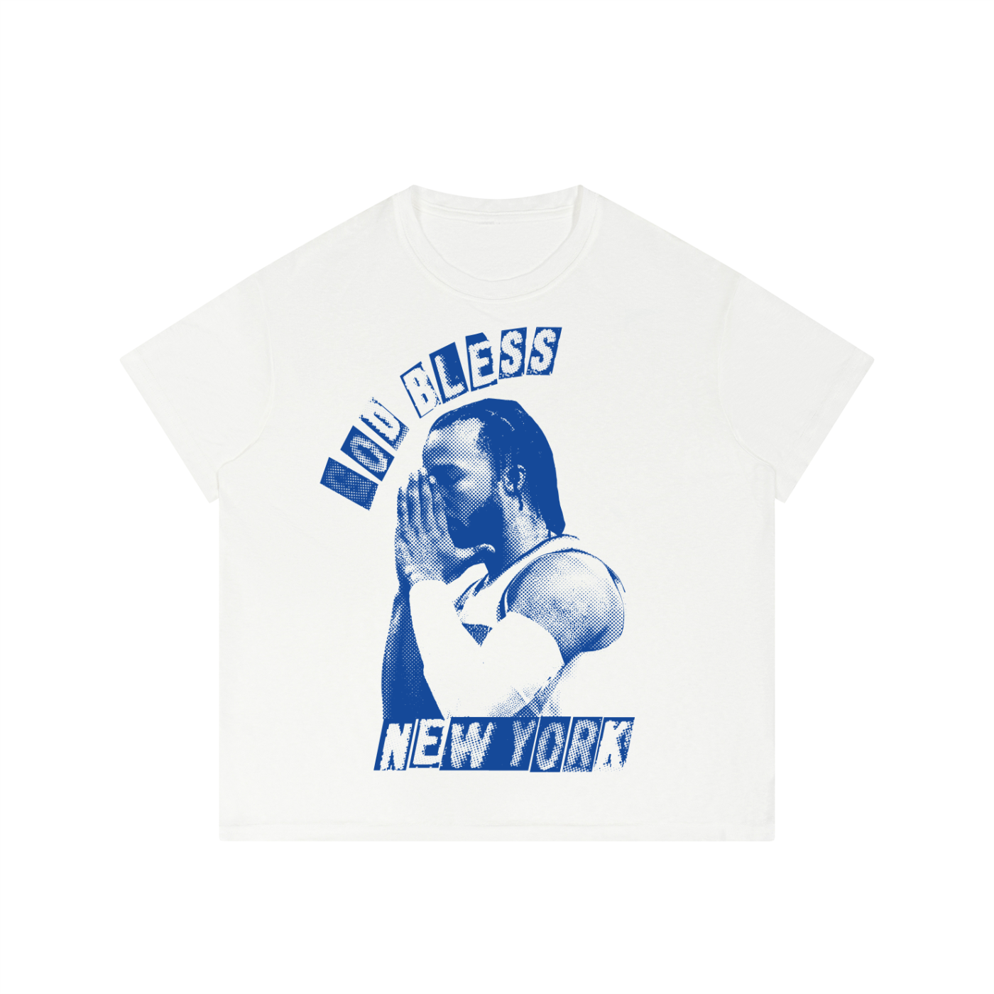 God Bless NY Burn-out Tee