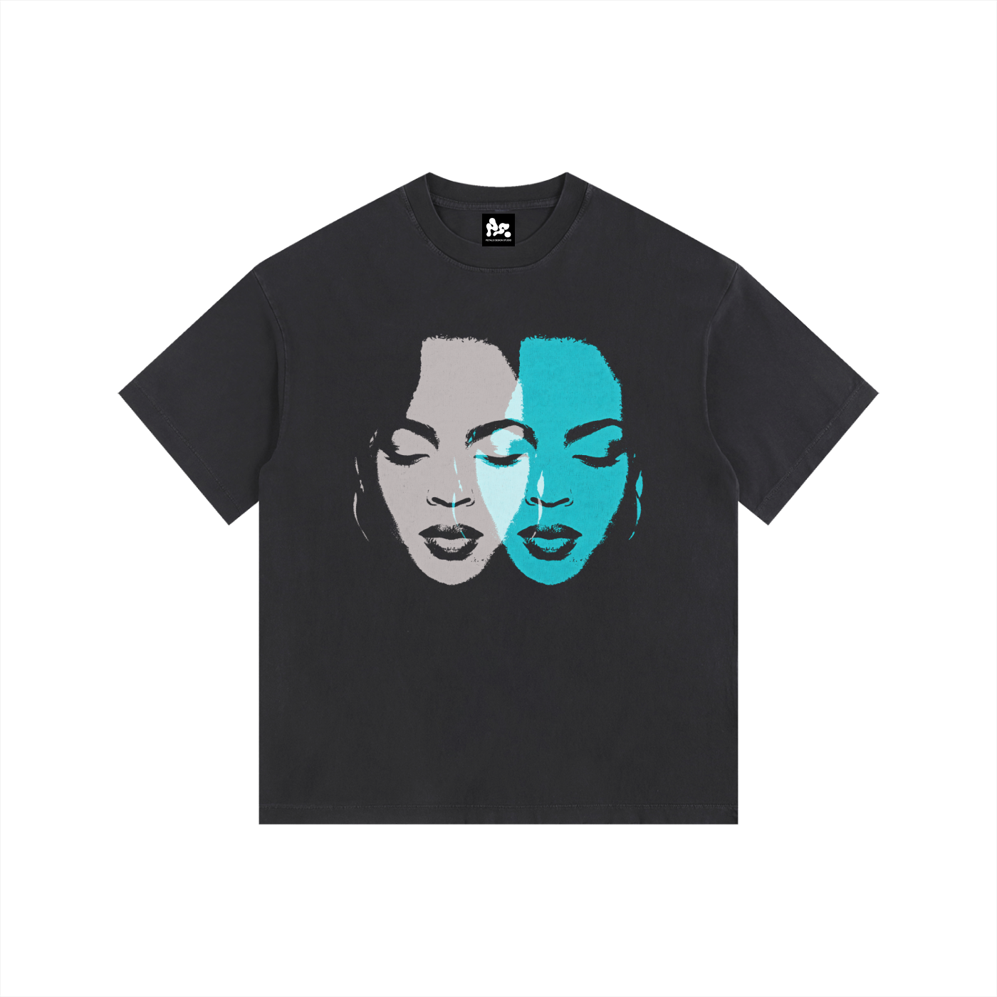 Lost Ones Vintage Washed Tee in Black