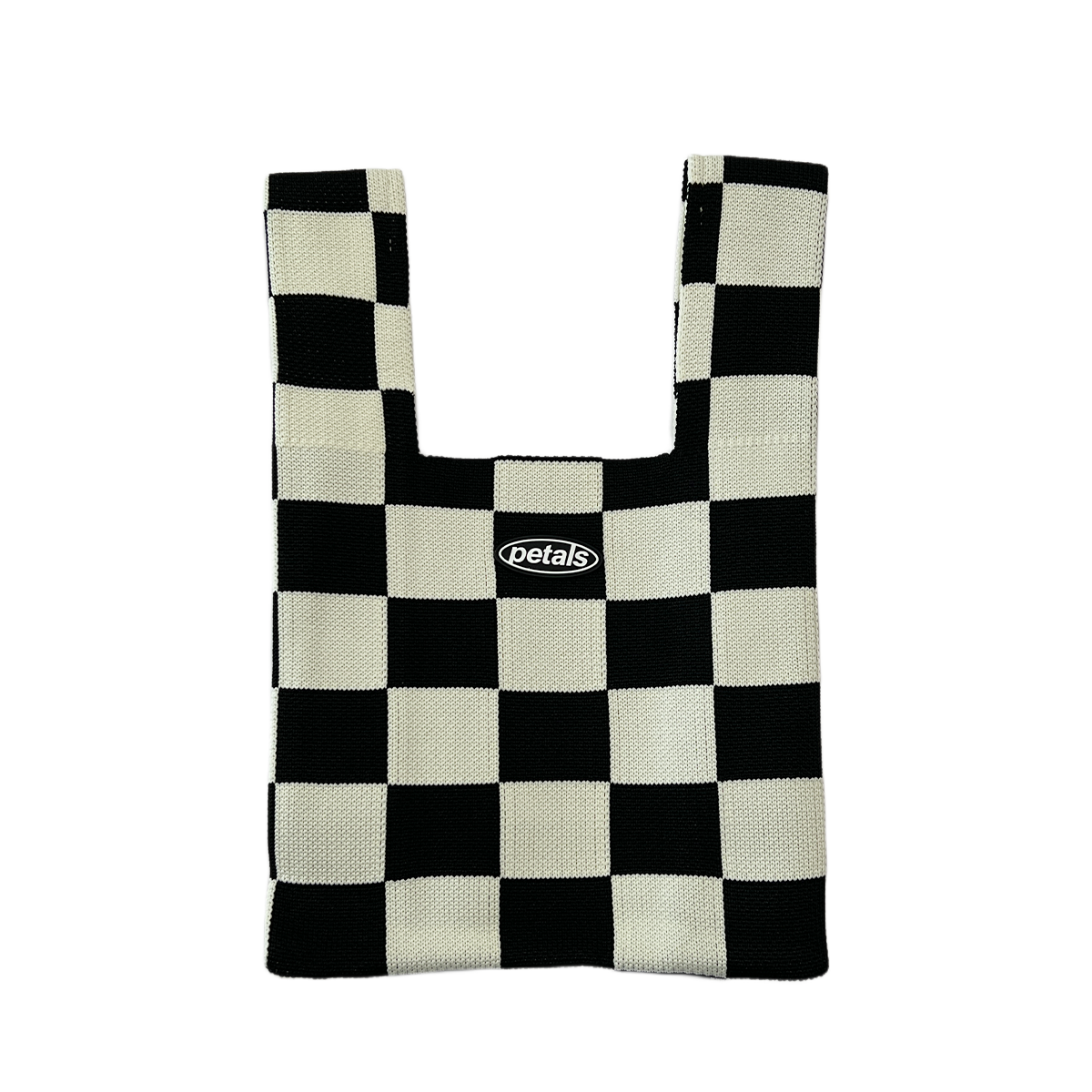 Black Checkered Bag