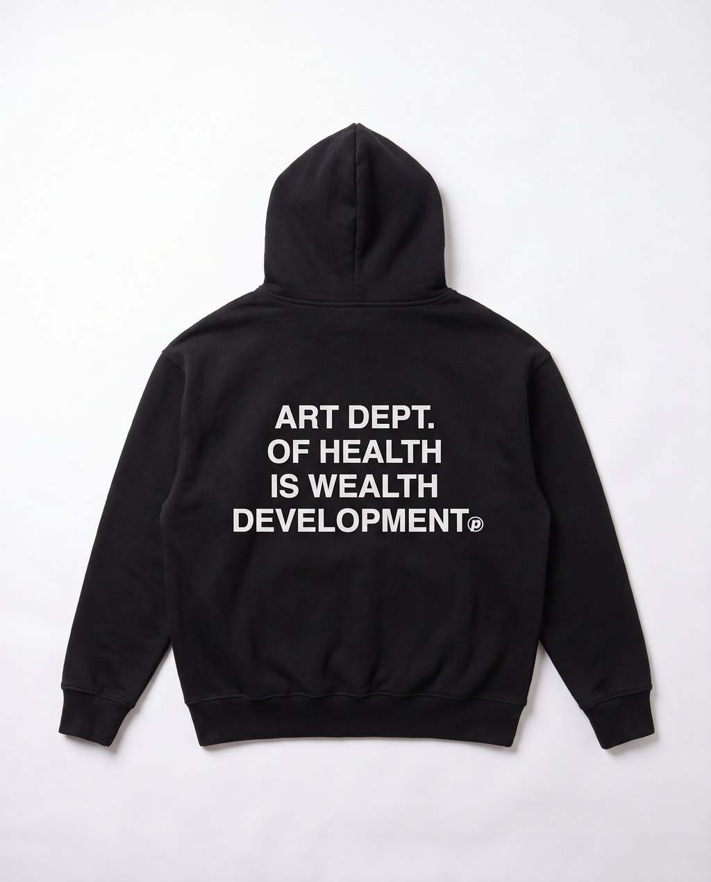 Health is Wealth Hoodie in Black