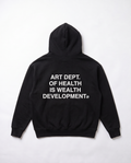 Health is Wealth Hoodie in Black