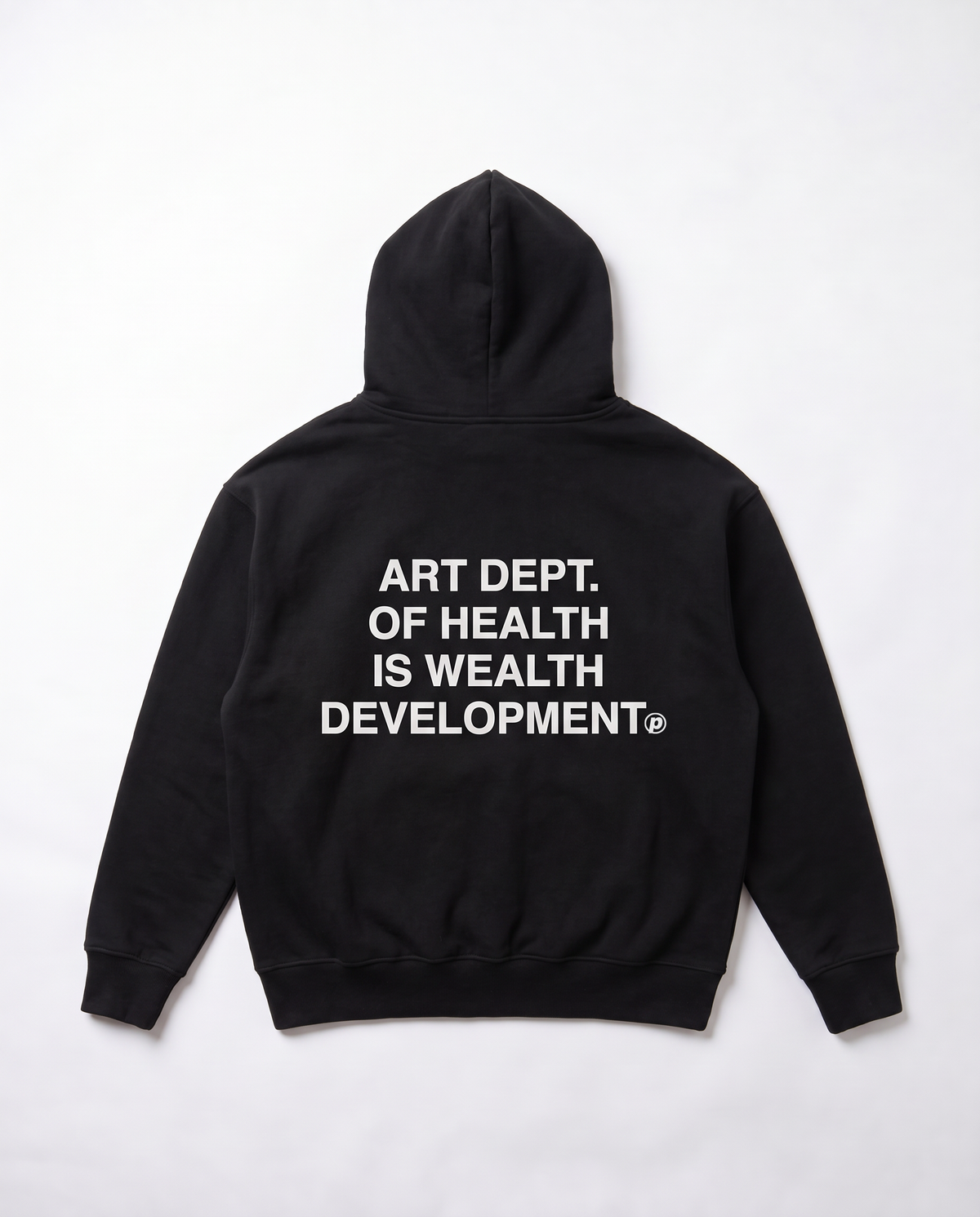 Health is Wealth Hoodie in Black