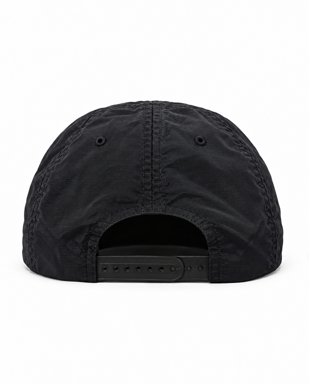 Health is Wealth Nylon Hat in Black