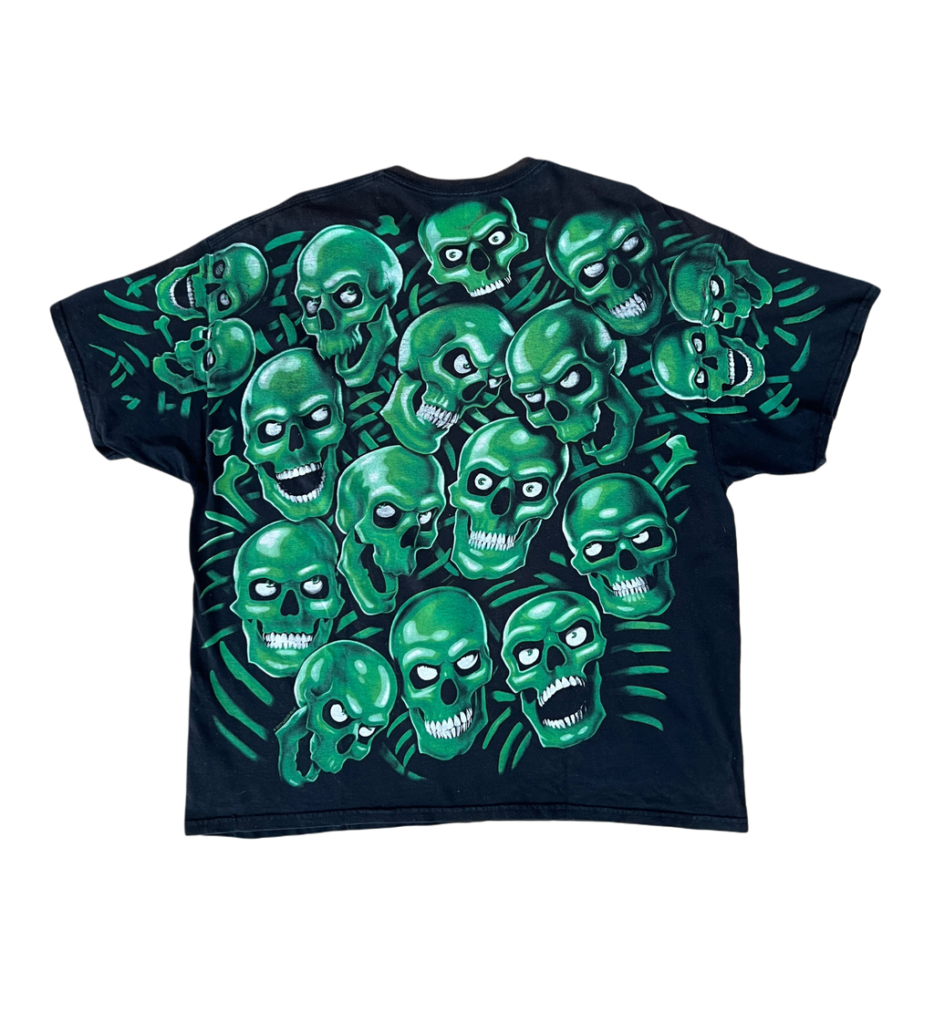 Three 6 Mafia Skulls Tee