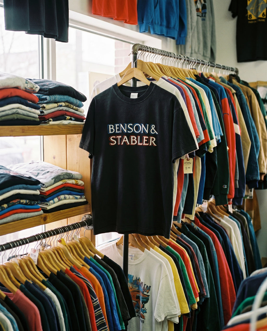 B & S SVU Vintage Washed Tee - Creative Flat