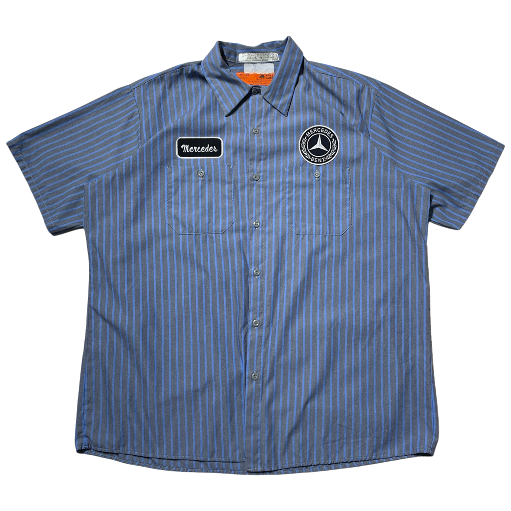 mercedes benz dress shirt Mercedes Crew Shirt L/S; Reflective Striping, Shoulders and Back Yoke Basics Clothing Store