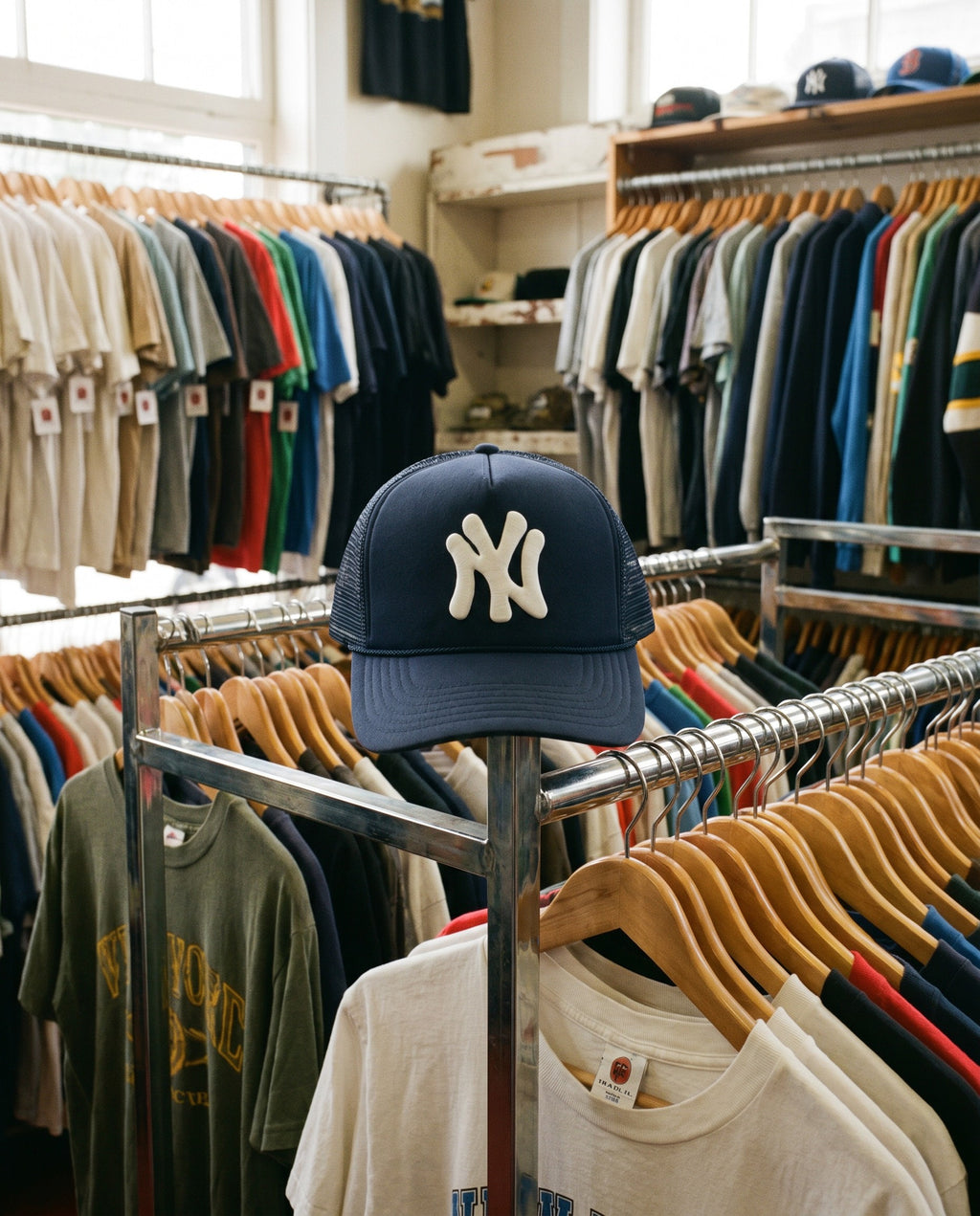 Bootleg NY Trucker Hat - Creative Flat