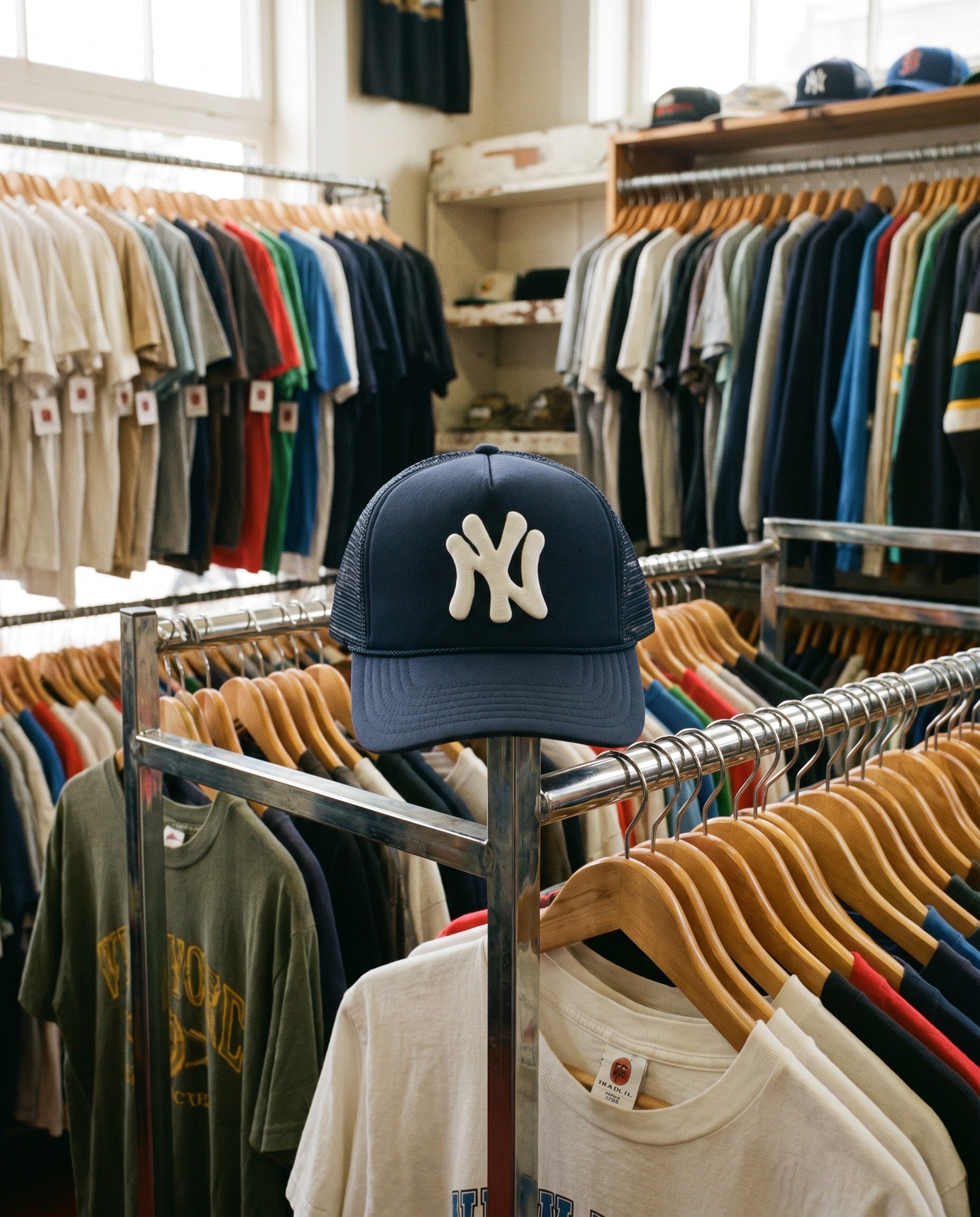 Bootleg NY Trucker Hat - Creative Flat