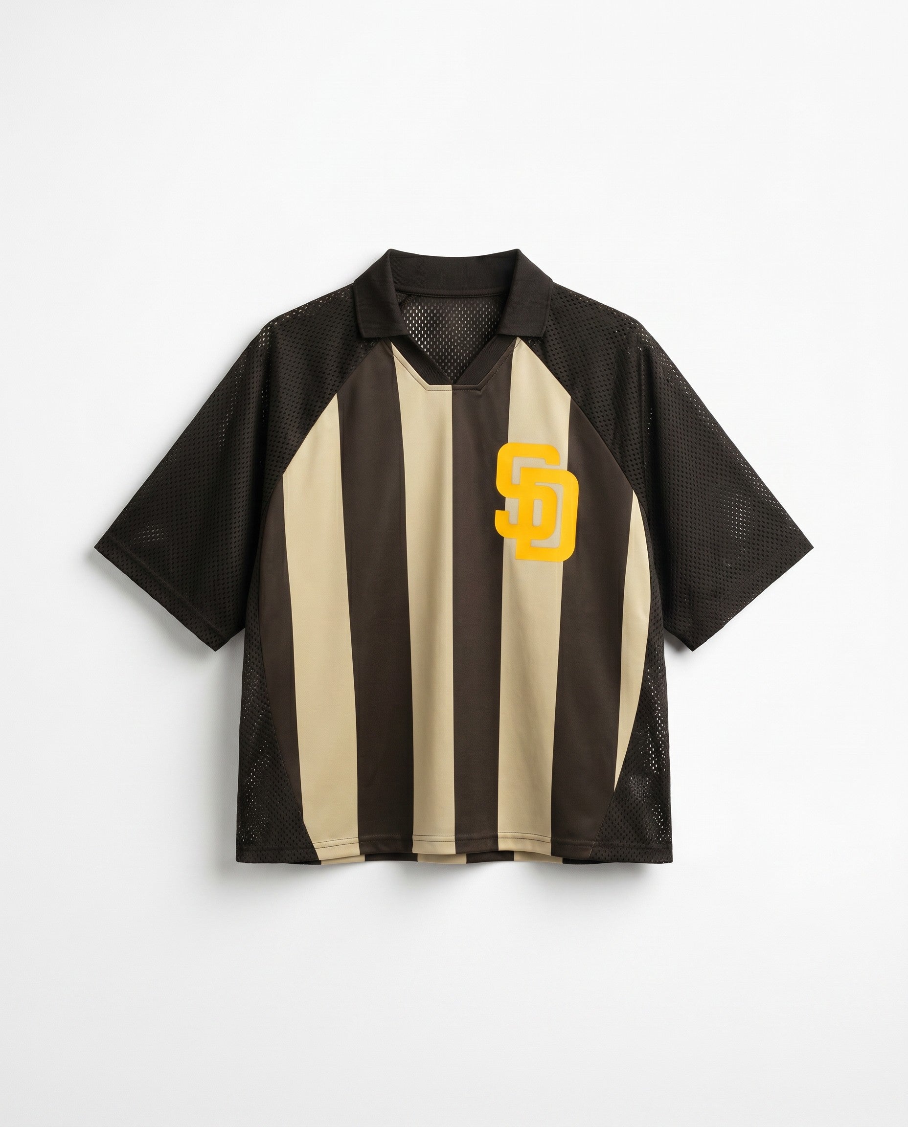 Bootleg SD Striped Boxy Jersey - White Wall Product