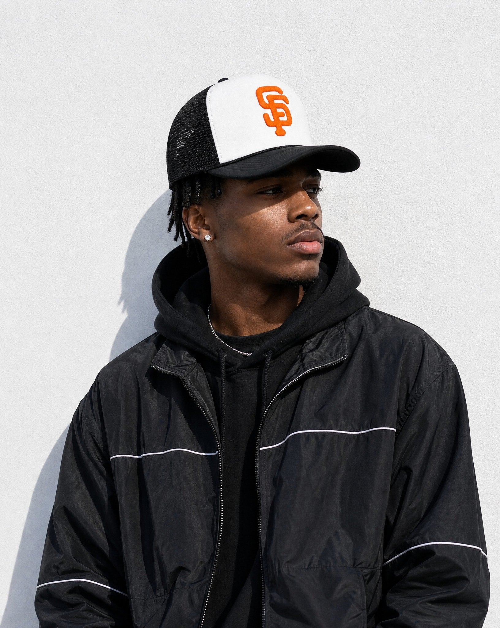 Bootleg SF Trucker Hat - Editorial Image