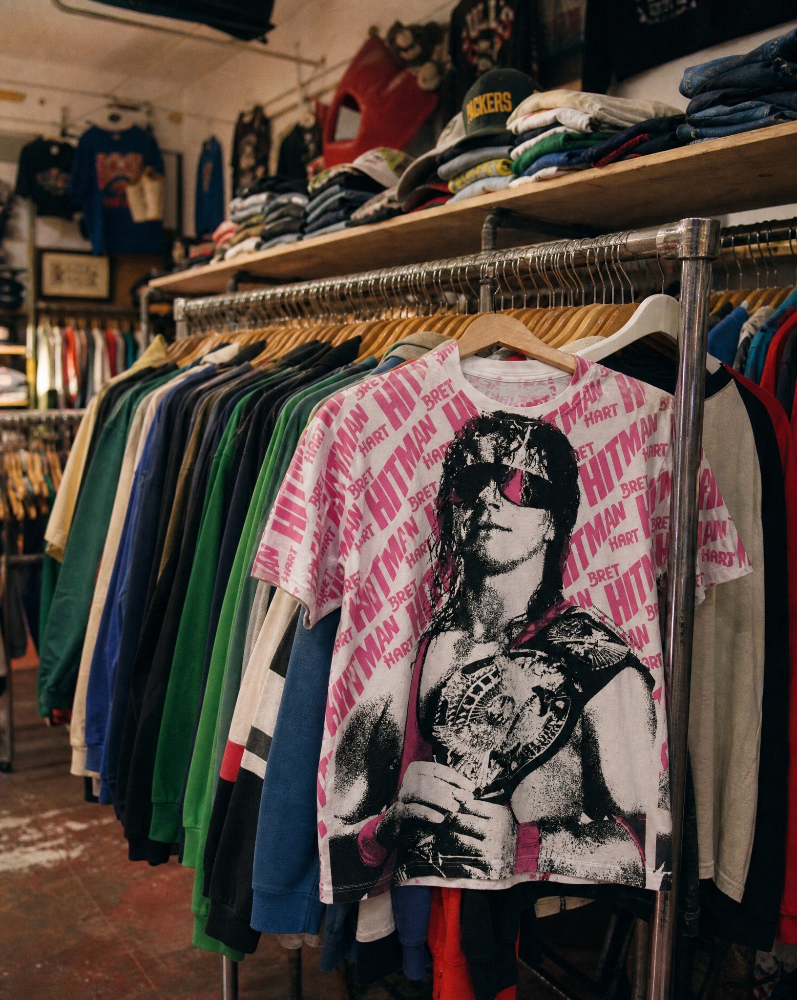Bret Hart All Over Print Tee - Creative Flat