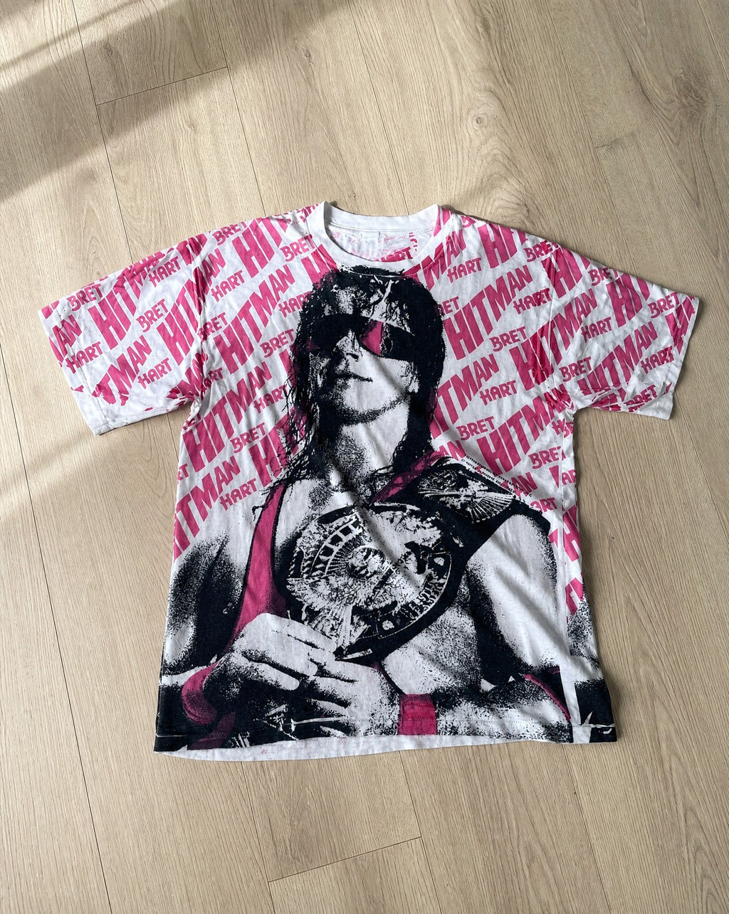 Bret Hart All Over Print Tee - Creative Flat