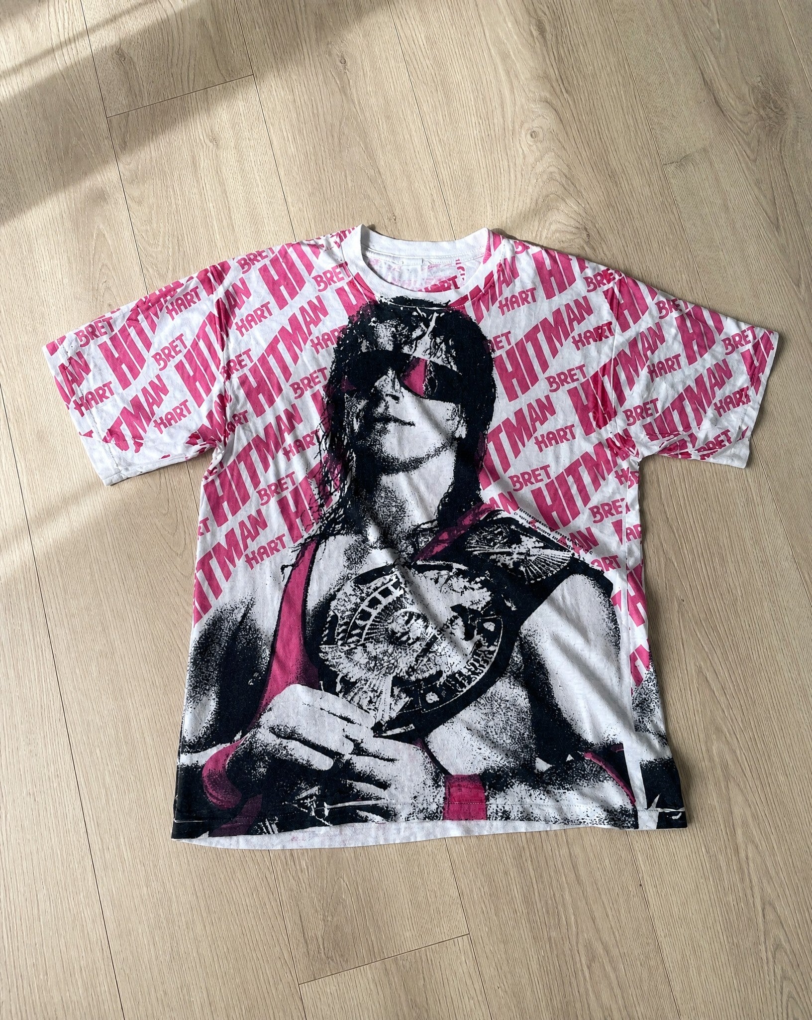 Bret Hart All Over Print Tee - Creative Flat