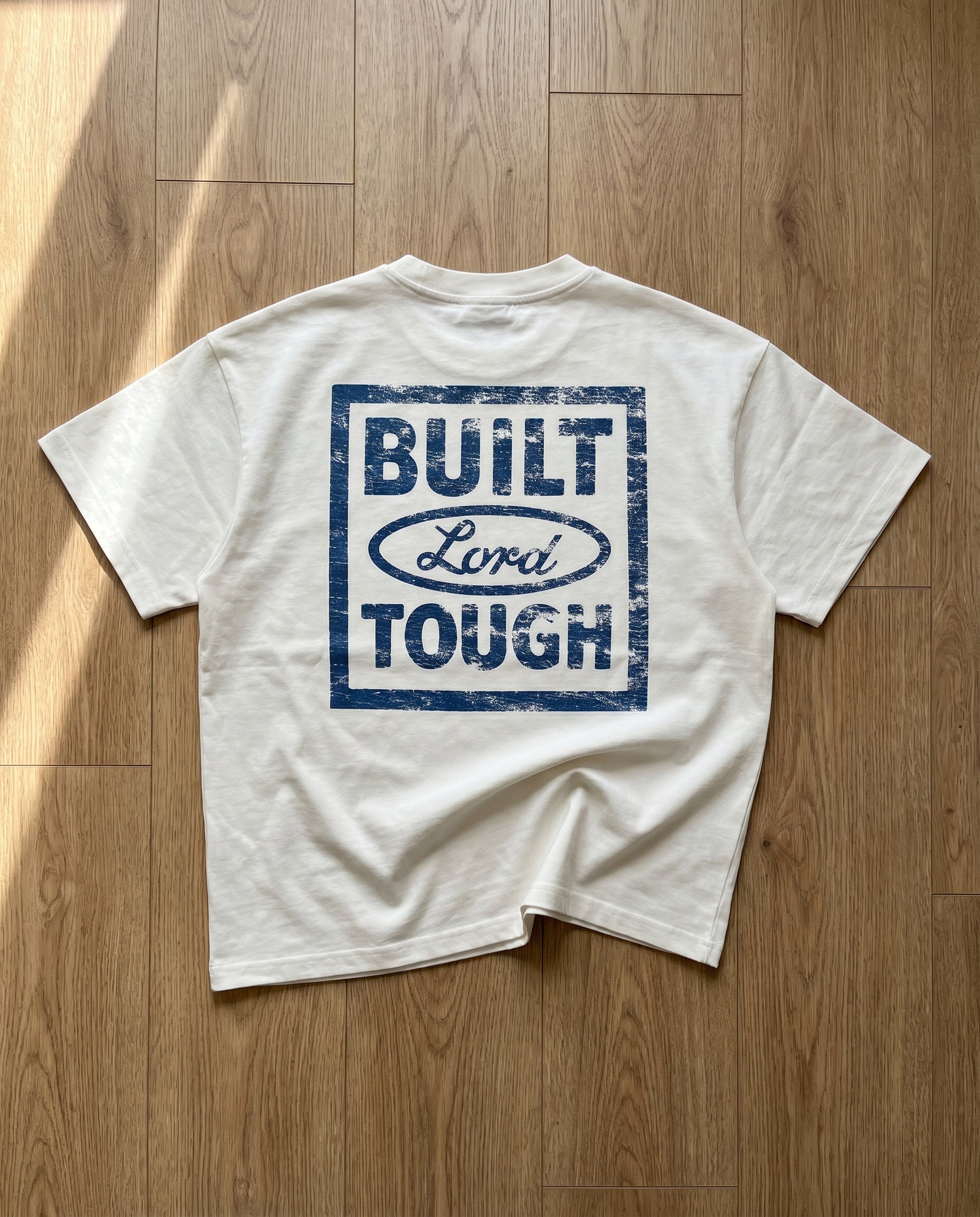 Built Lord Tough Enzyme Washed Tee - Creative Flat