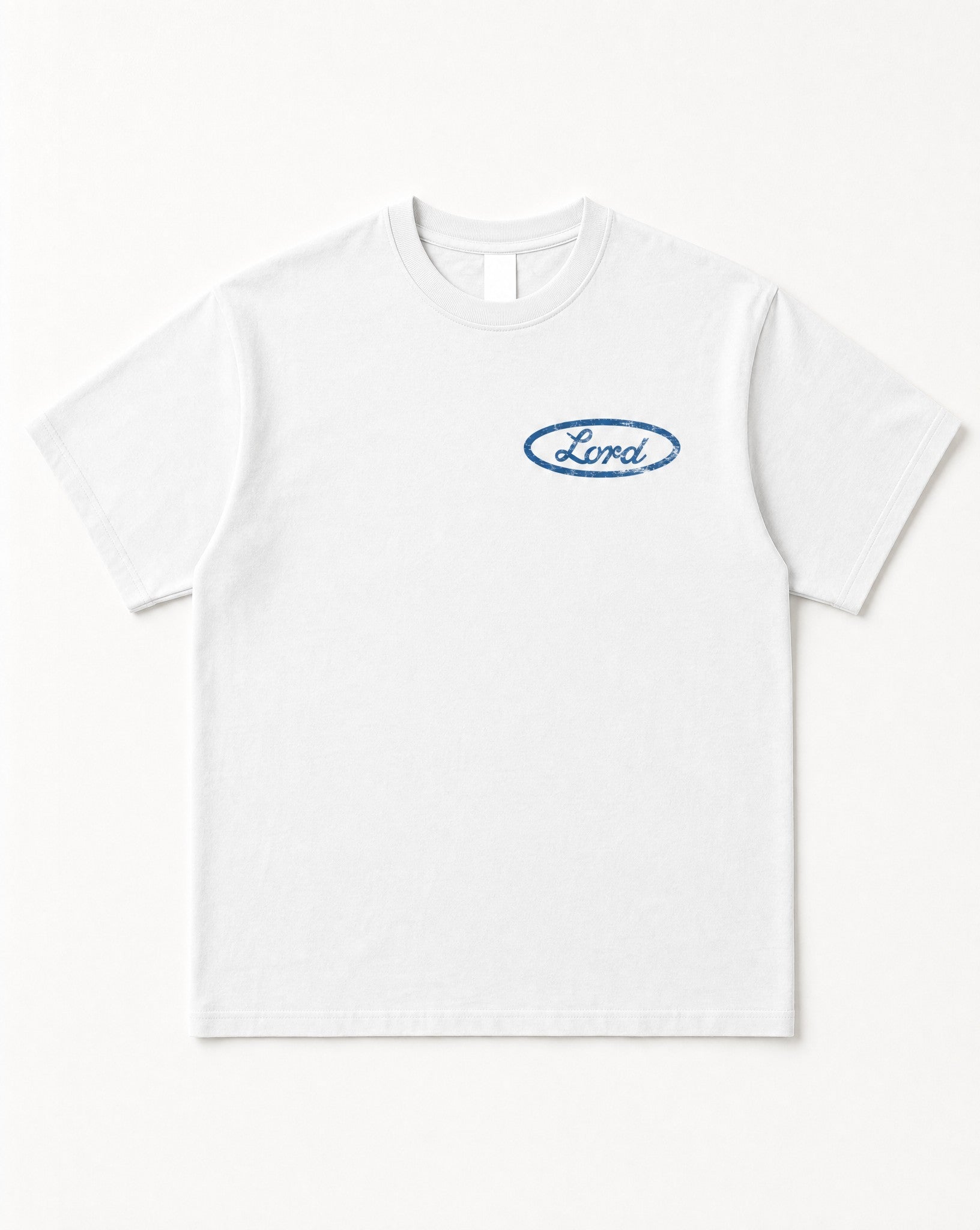 Built Lord Tough Enzyme Washed Tee - White Wall Product