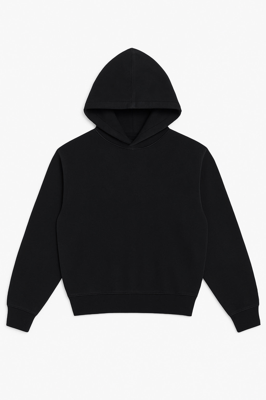 CORE: 420 GSM Box Hoodie in Black