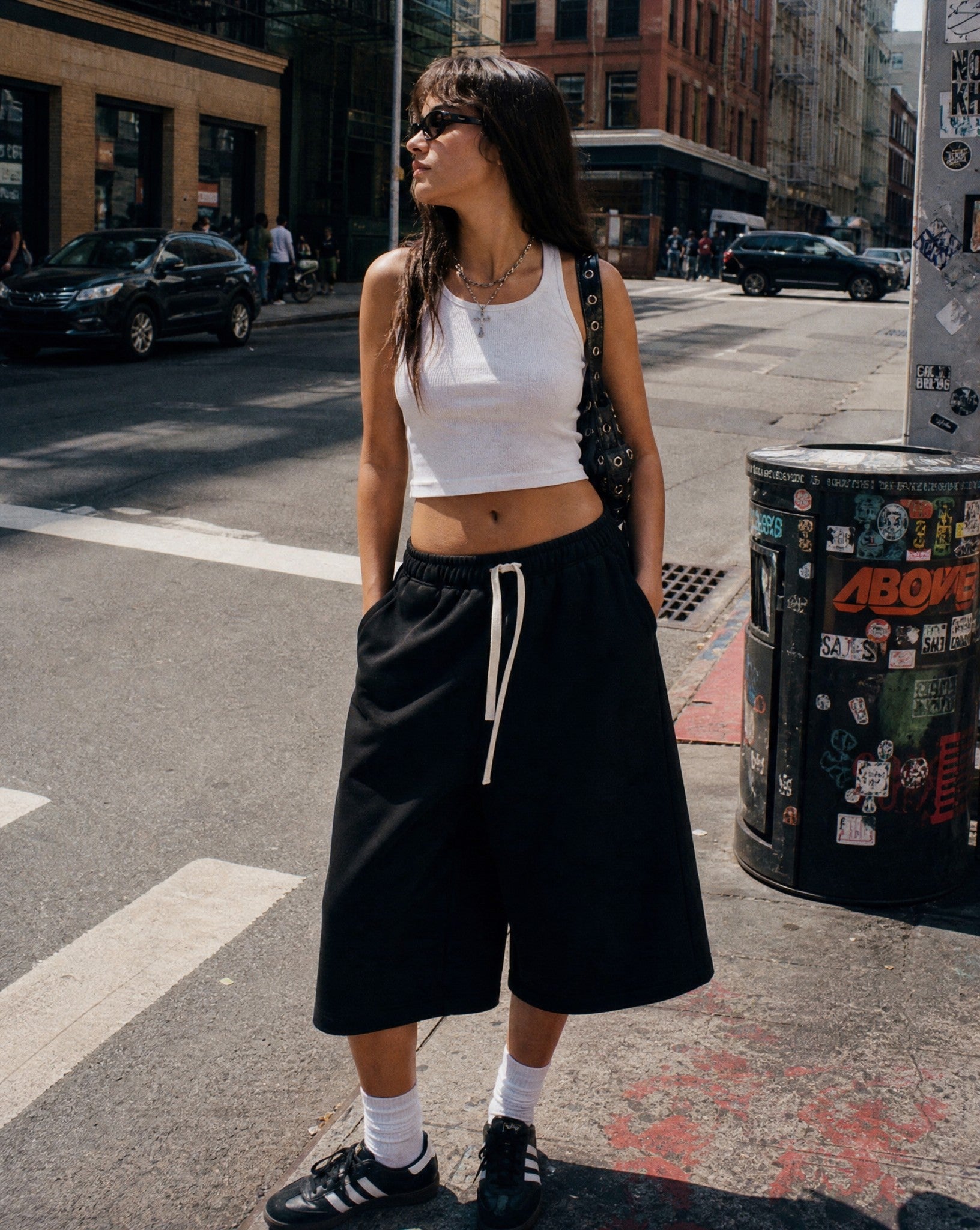 CORE 360 GSM 34 Leg Pants in Black - Lifestyle Image
