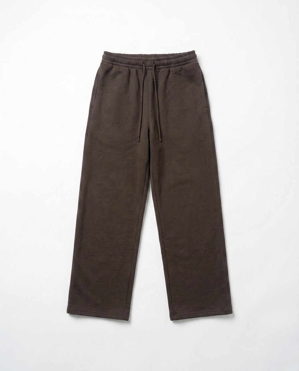 CORE 380 GSM Straight Leg Sweatpants in Chocolate - White Wall Product