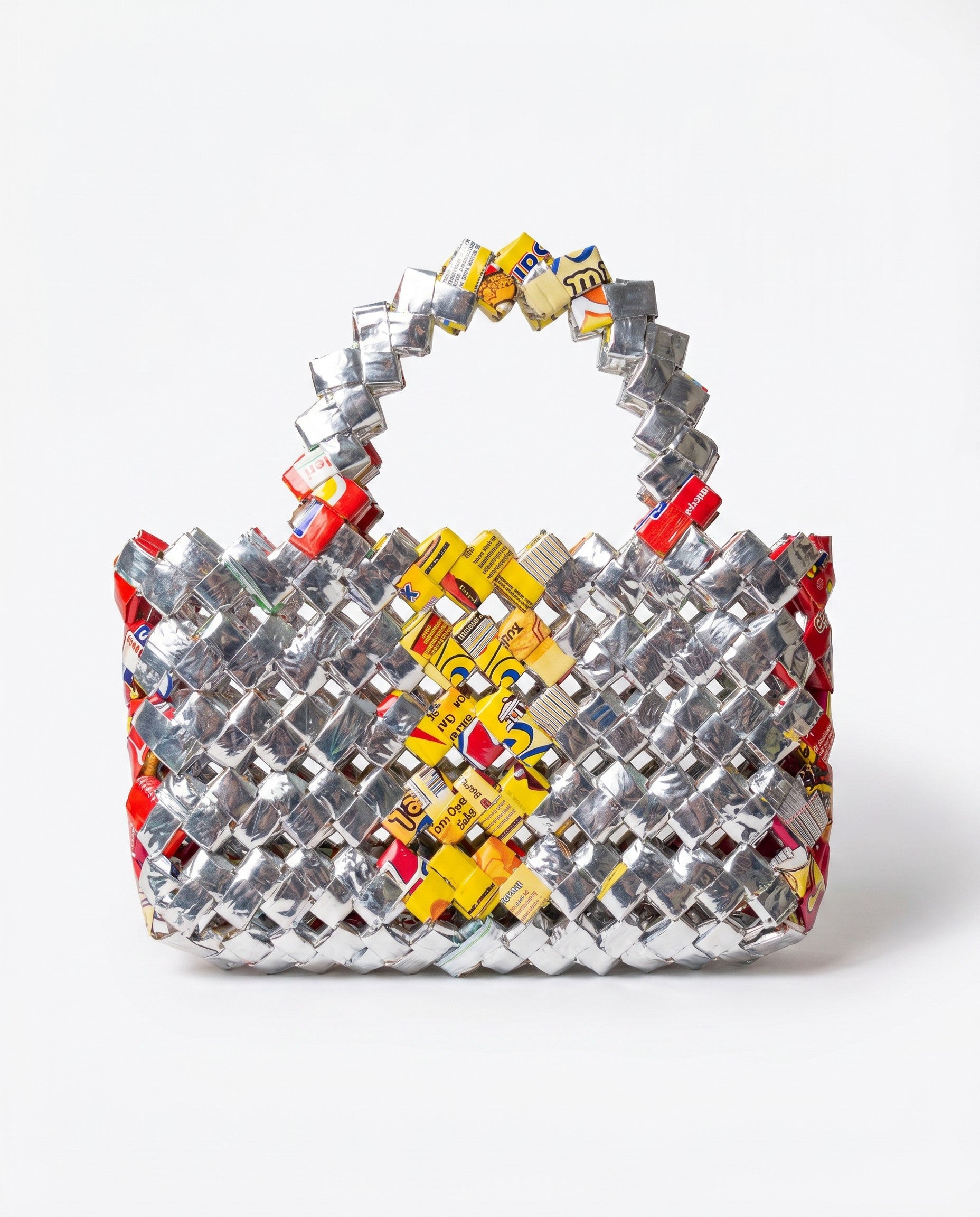Chip Wrappers Handbag - White Wall Product
