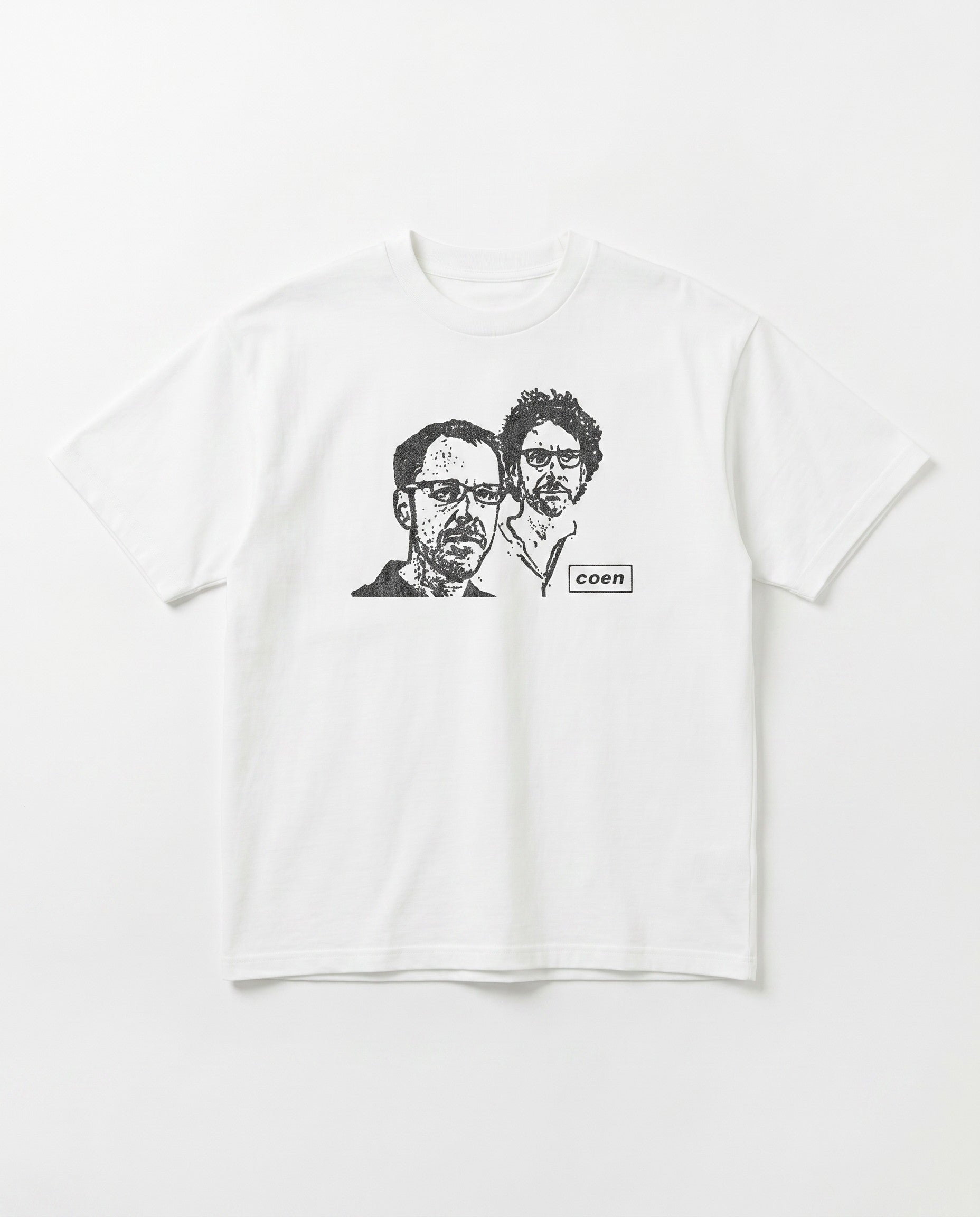Coen Bros. Tee in White - White Wall Product
