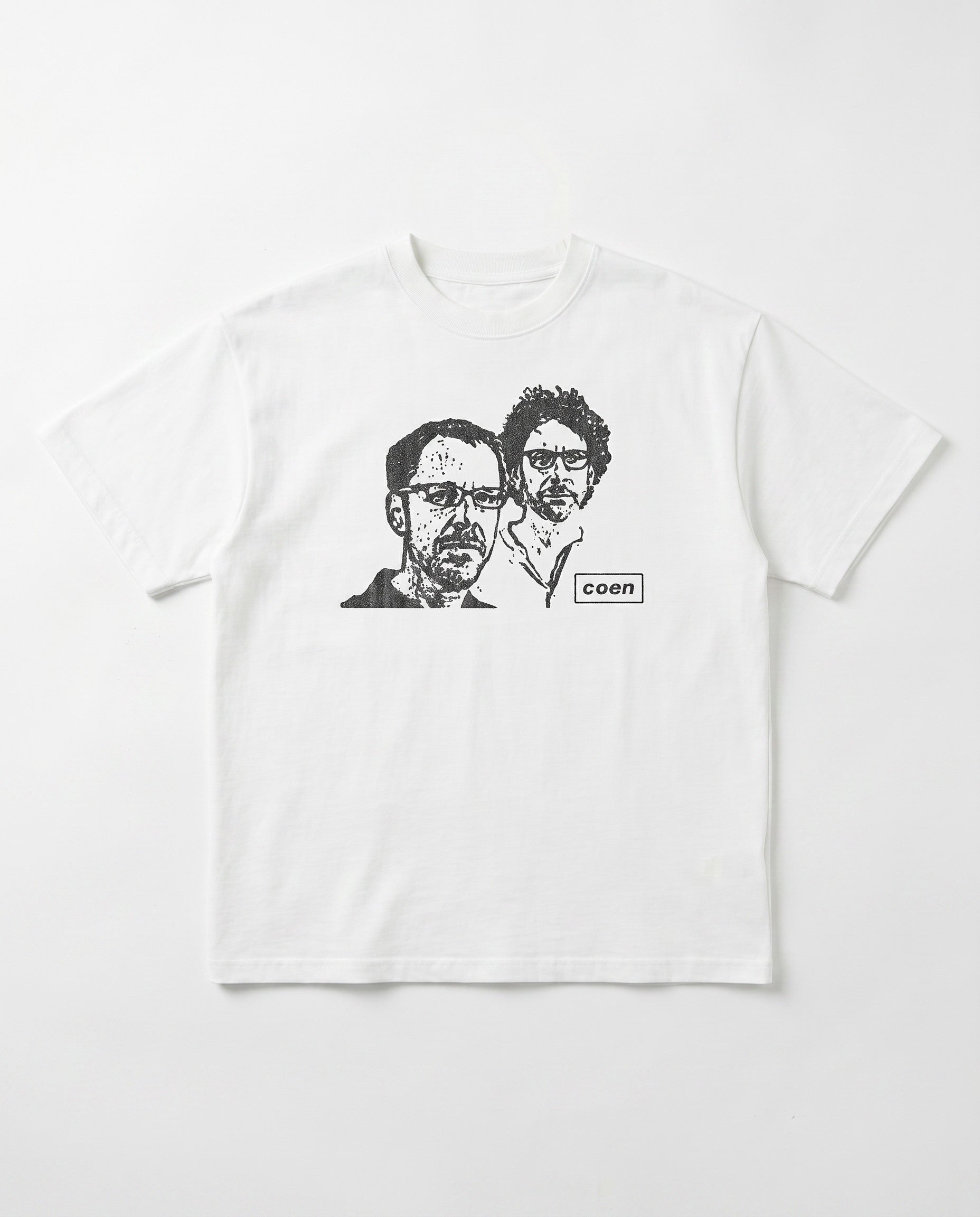 Coen Bros. Tee in White - White Wall Product