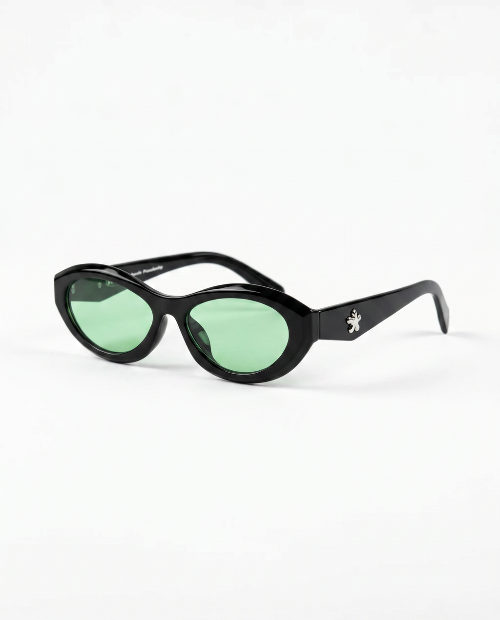 Dahlia Sunglasses in Black/Green