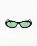 Dahlia Sunglasses in Black/Green