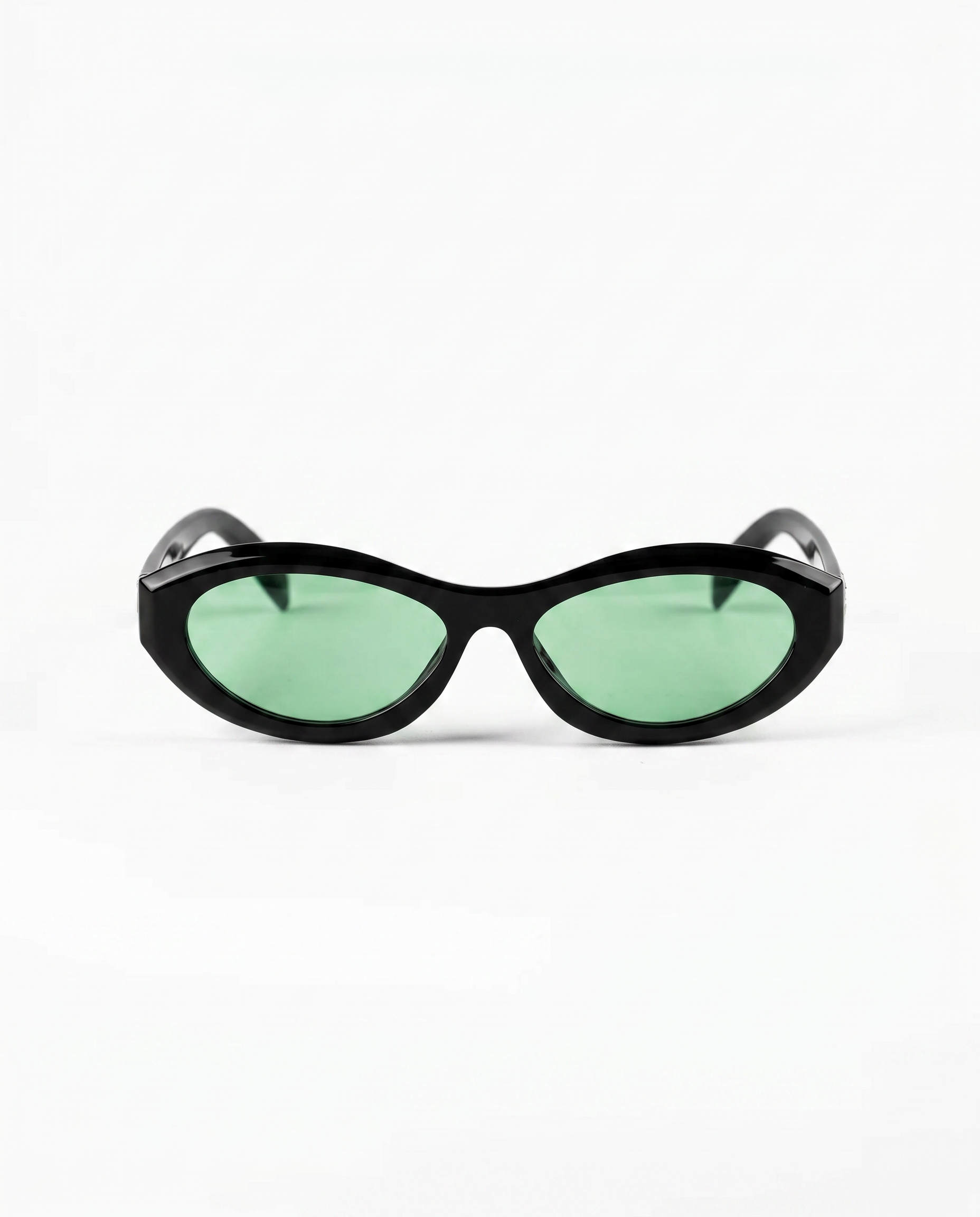 Dahlia Sunglasses in Black/Green