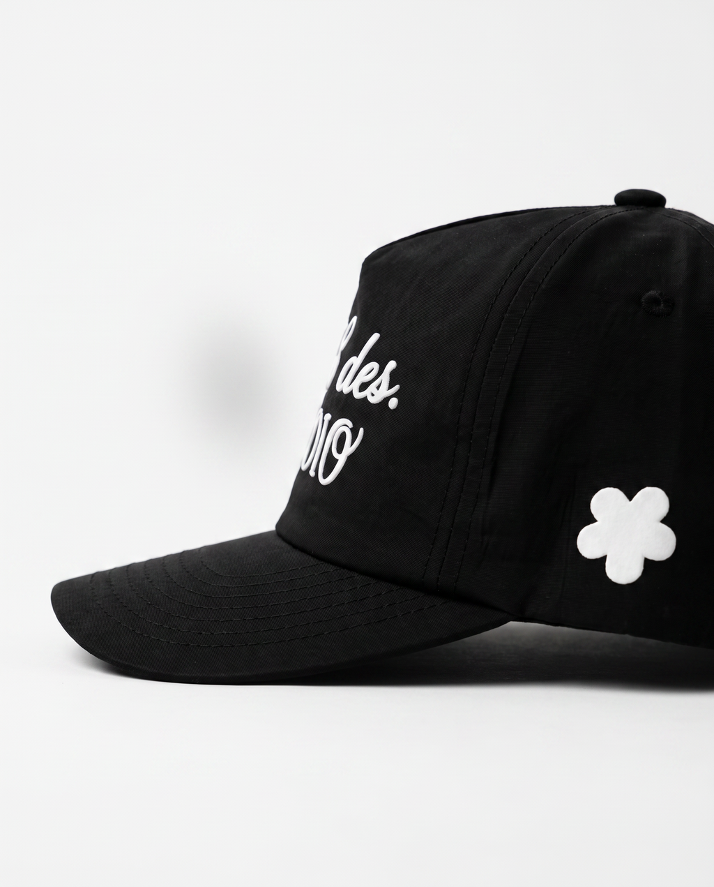 Studio Script Nylon Hat in Black