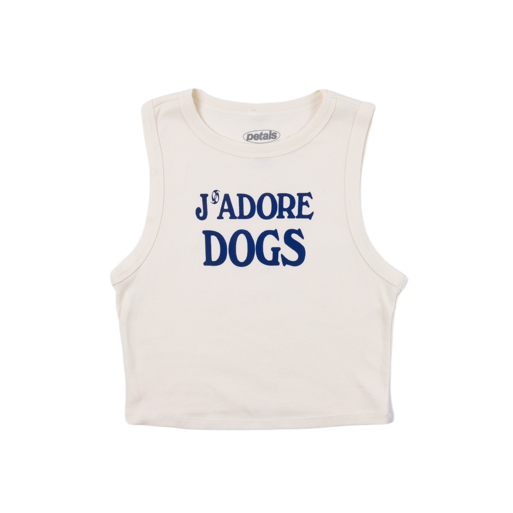 J'adore Dogs Tank in Natural