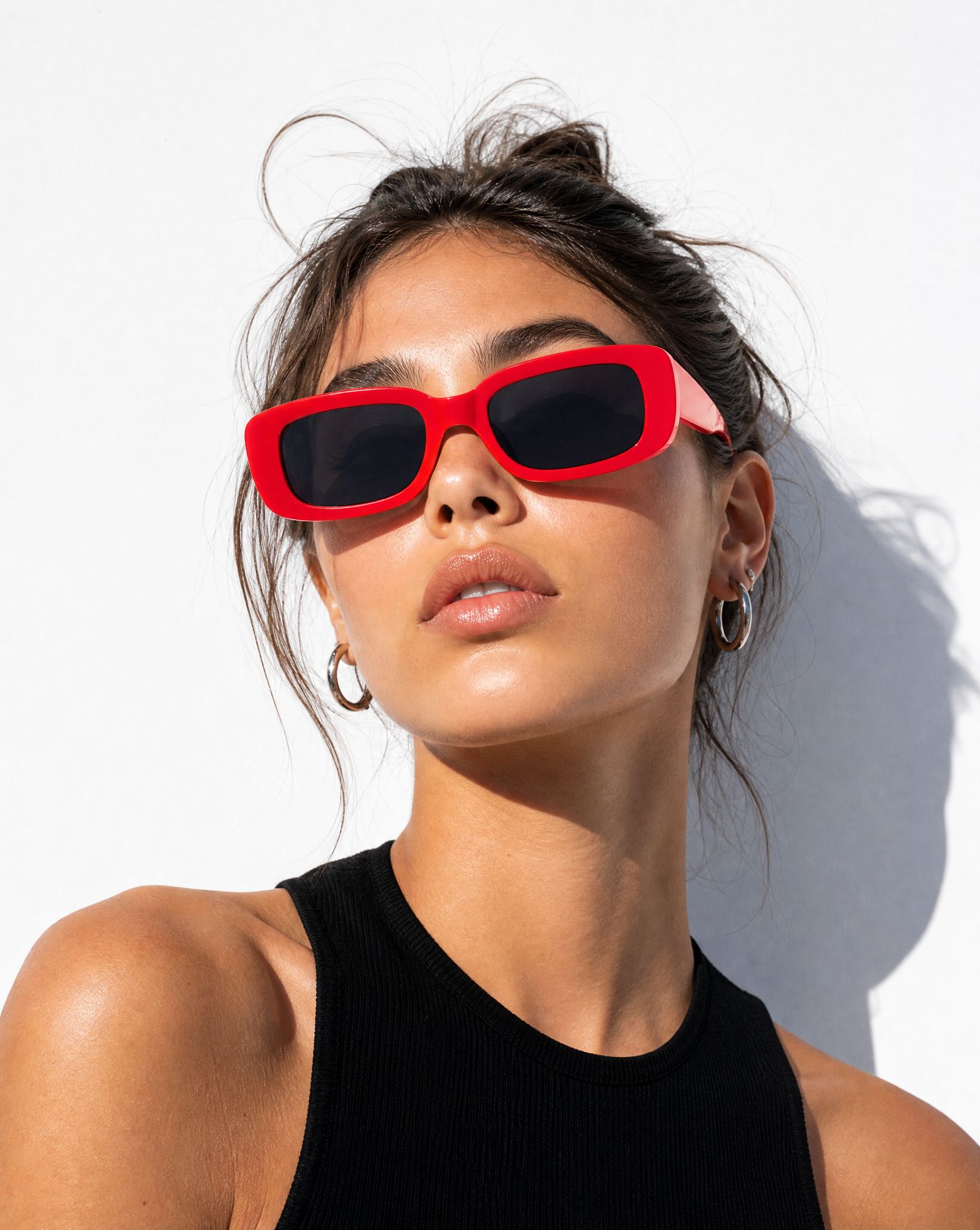 Downtown Sunglasses in Cherry