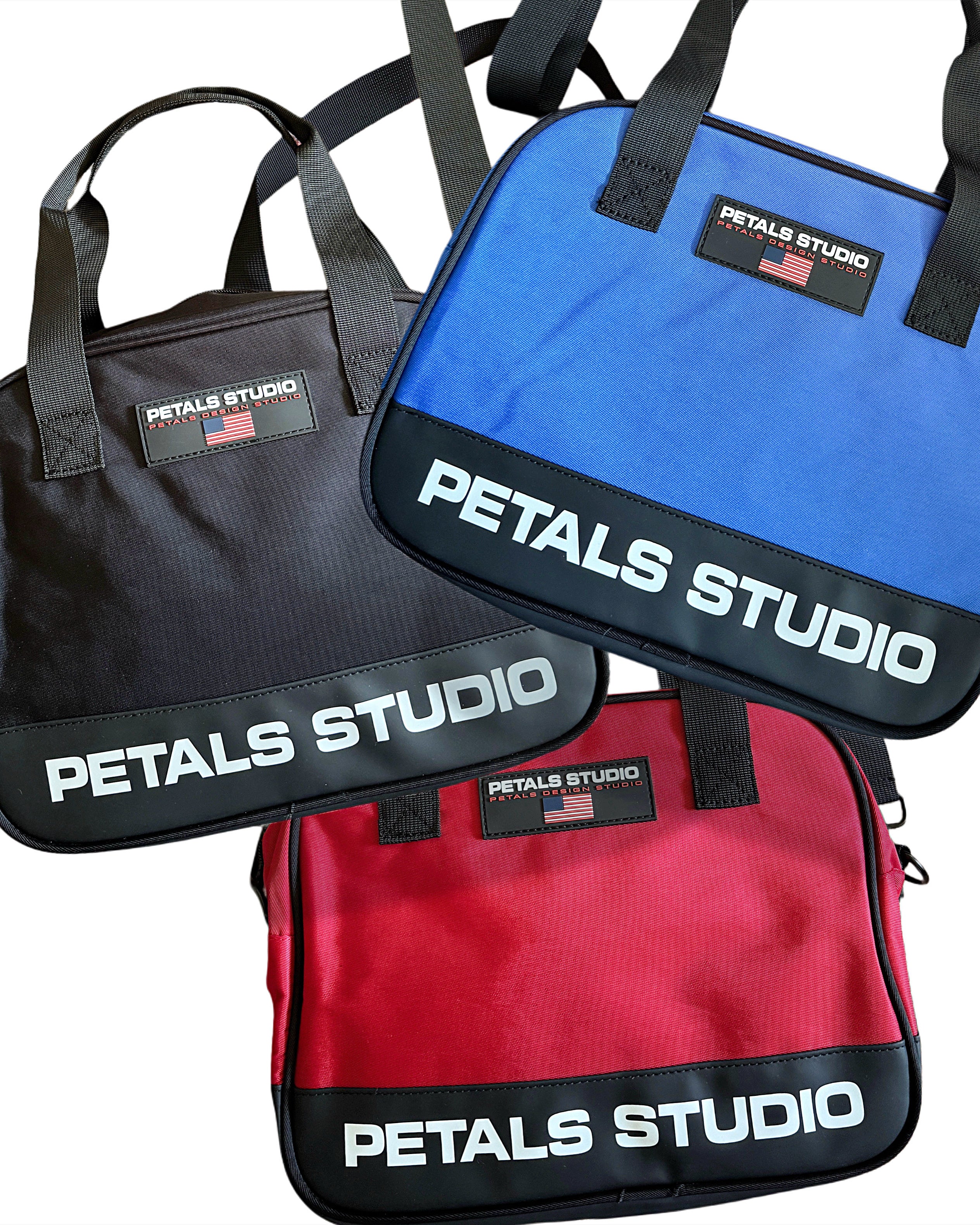 Petals Sport Nylon Bag in Red