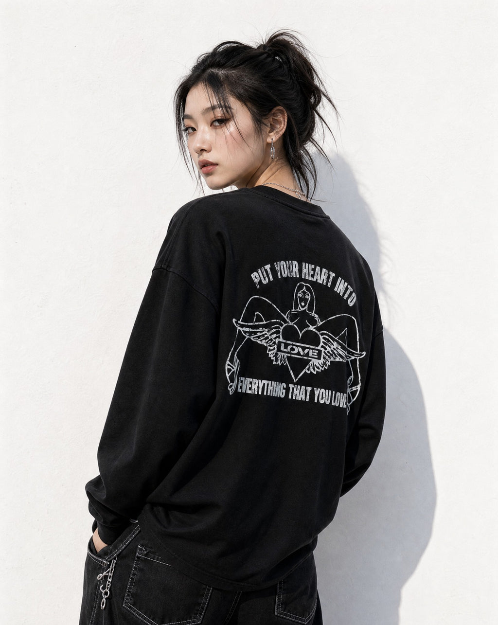 Everything That You Love Longsleeve - Editorial Image