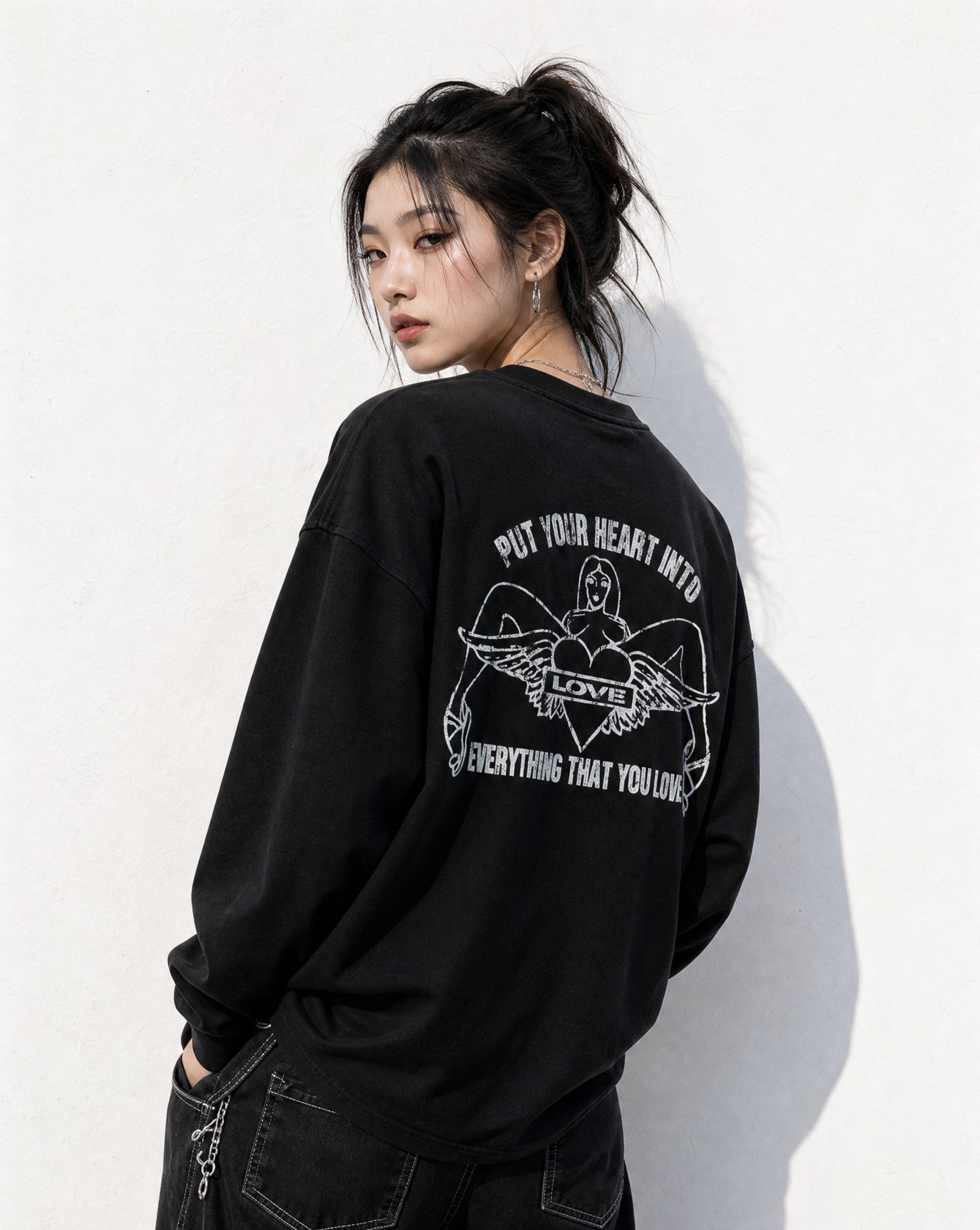 Everything That You Love Longsleeve - Editorial Image