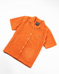 Jumbo Cords Button-Up in Orange